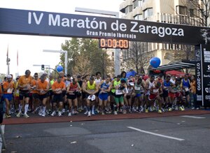 Empiezan los preparativos del Marat�n de Zaragoza