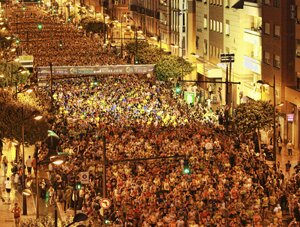 Ahouchar y Ayachi estrenan el palmar�s de la 15K Nocturna Valencia