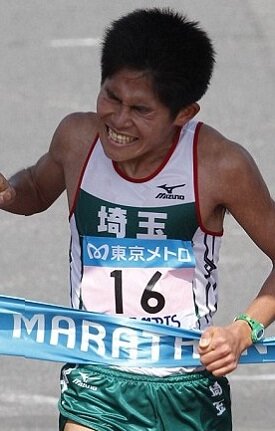 Ganando un maratón de los muchos que ha corrido